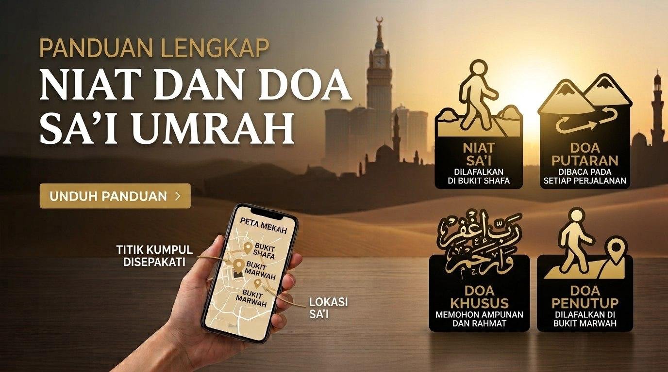 BACAAN NIAT DAN DOA SAI PUTARAN 1-7